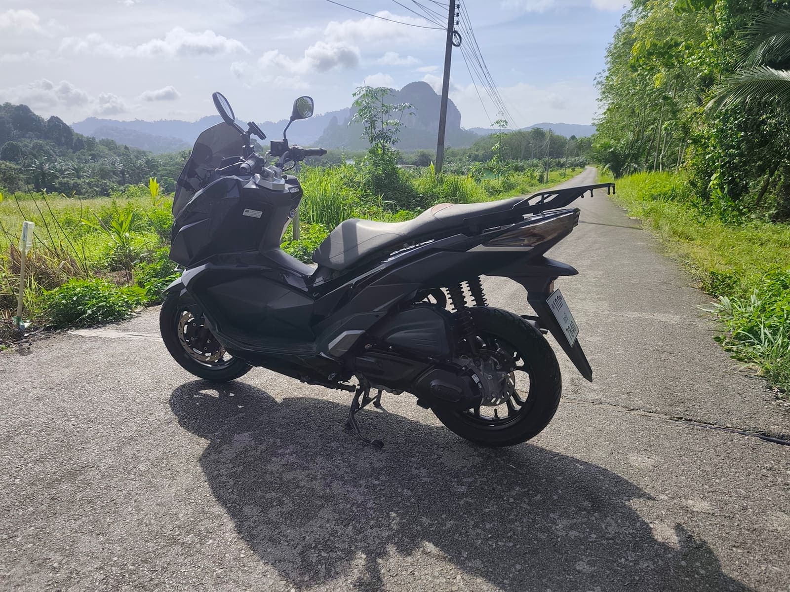 GPX Drone rear view — premium scooter for hire in Krabi