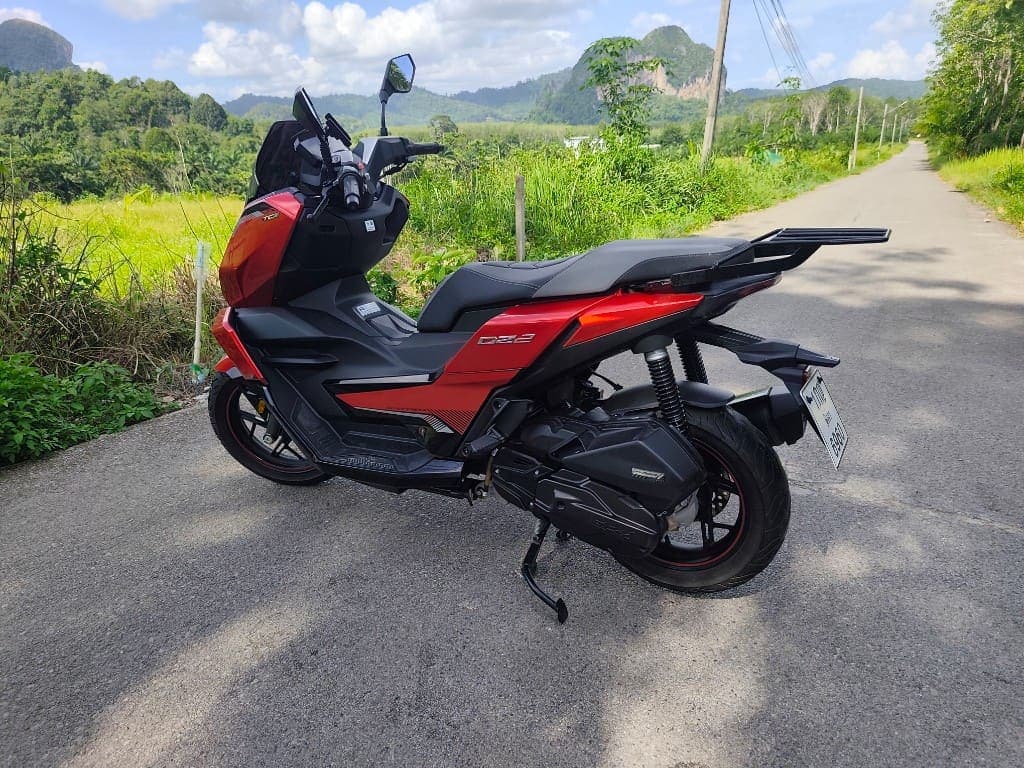 GPX DZ2 rear view — premium scooter for hire in Krabi