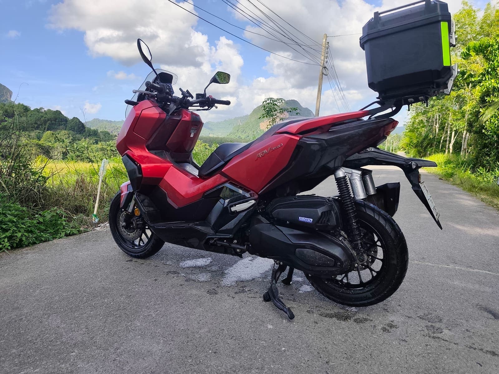Honda ADV350 rear view — premium scooter for hire in Krabi