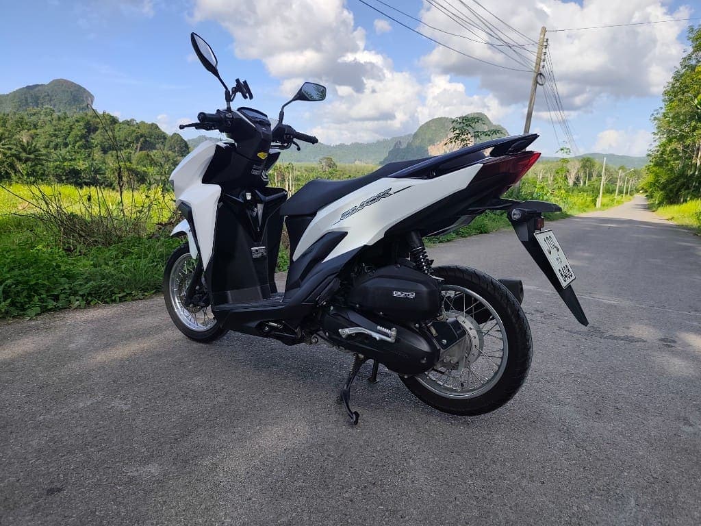 Honda Click 125 rear view — scooter for hire in Krabi