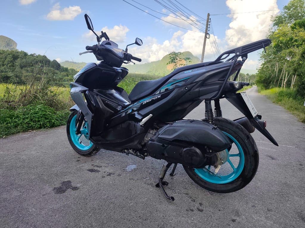 Yamaha Aerox 155 rear view — scooter for hire in Krabi