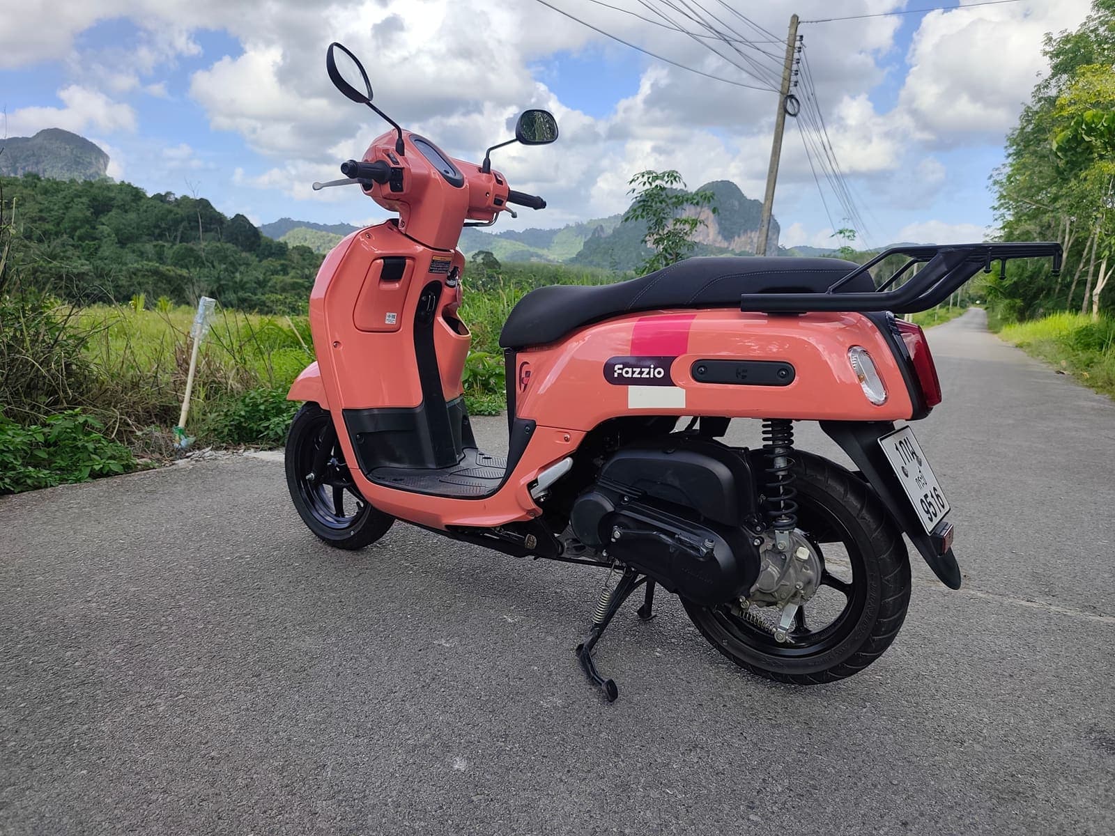 Yamaha Fazzio 125 rear view — scooter for hire in Krabi