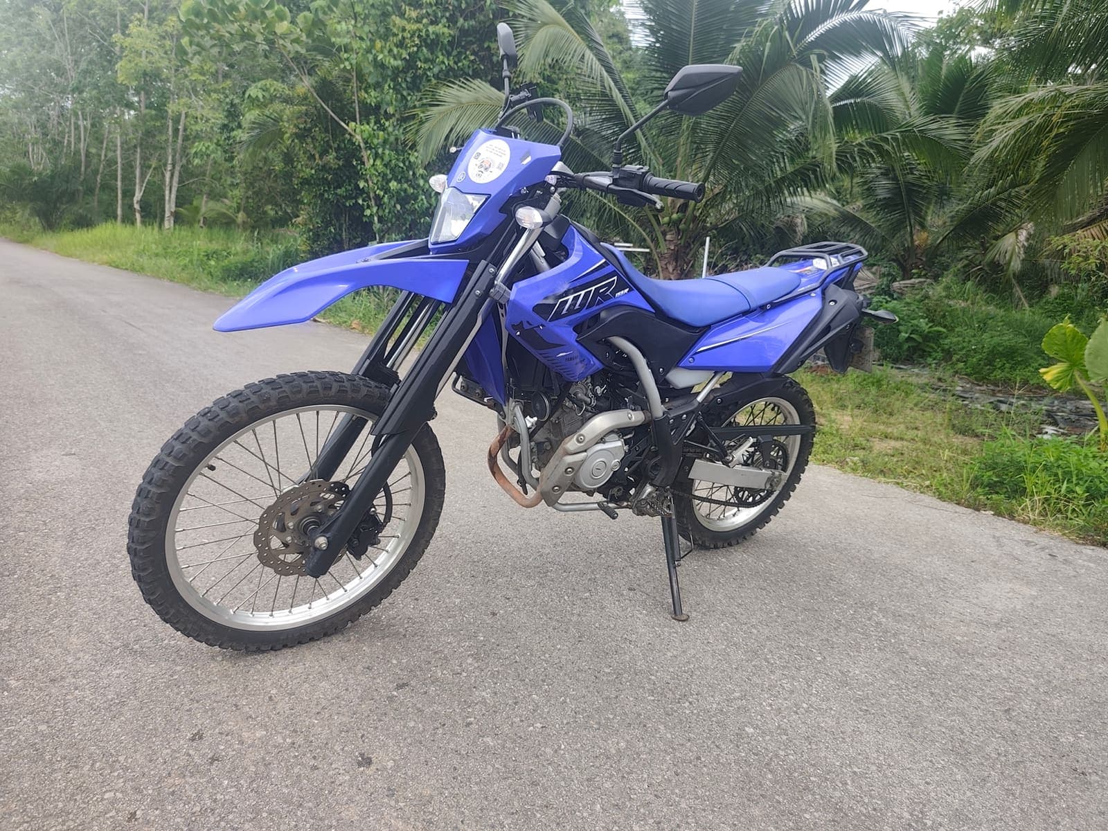 Yamaha WR155R rear view — adventure motorcycle for hire in Krabi