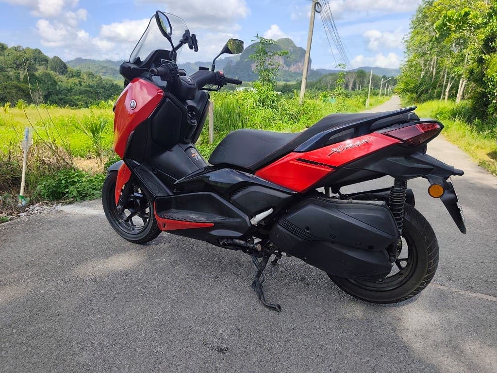 Yamaha XMAX 300 rear view — premium scooter for hire in Krabi