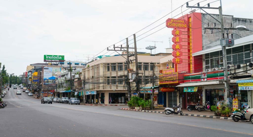 Krabi Town street life and local shops