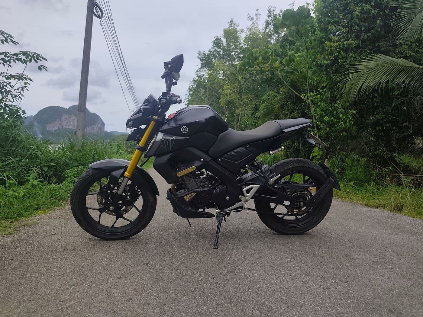 Yamaha MT-15 sporty lightweight naked bike ideal for Krabi adventures