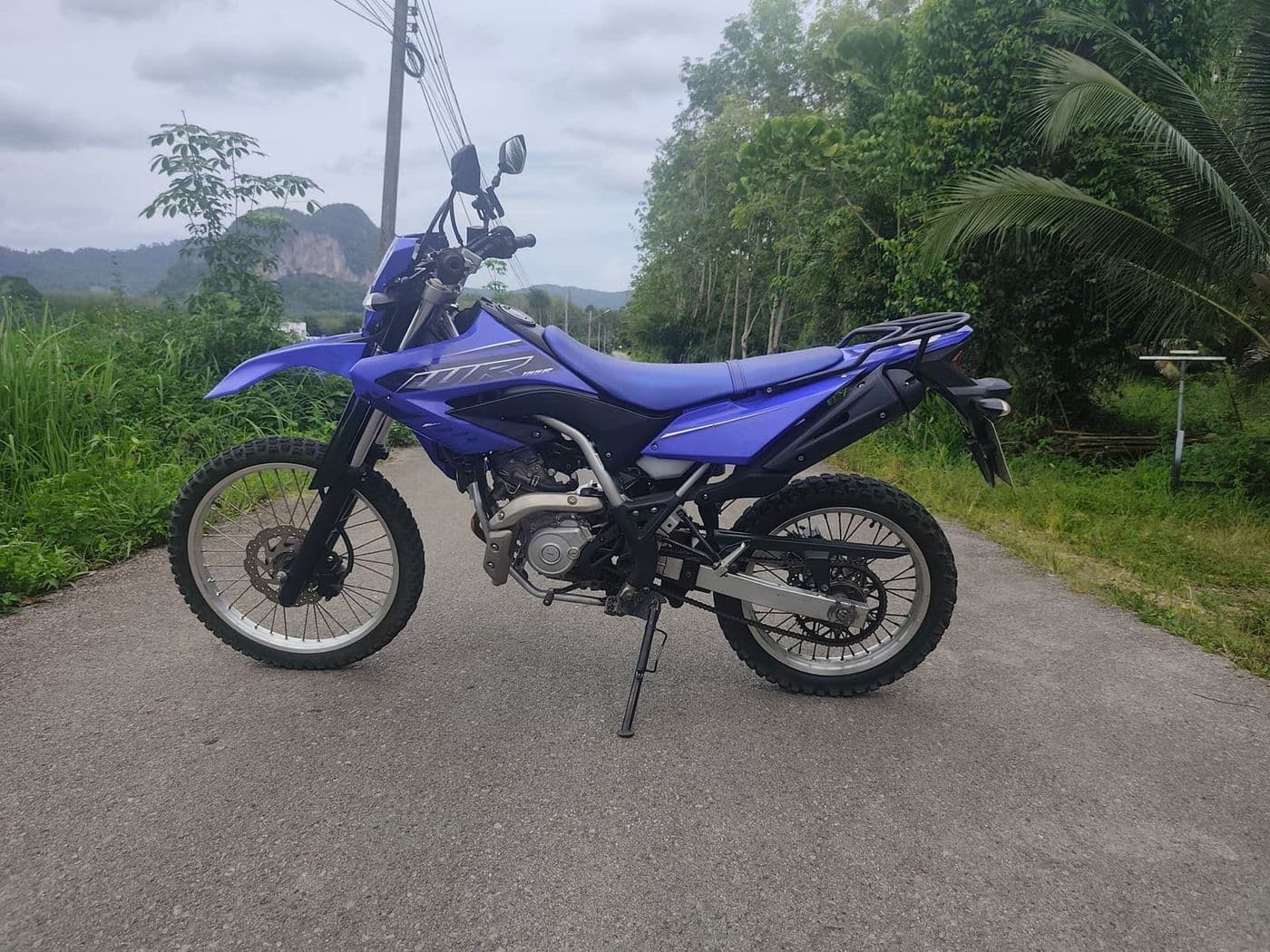Yamaha WR155R lightweight dual-sport perfect for exploring Krabi off-road