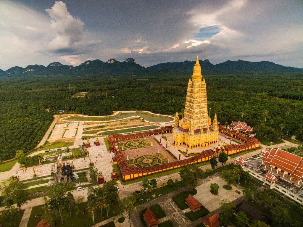 Wat Bang Tong golden temple complex — Phang Nga Temple Tour from Krabi